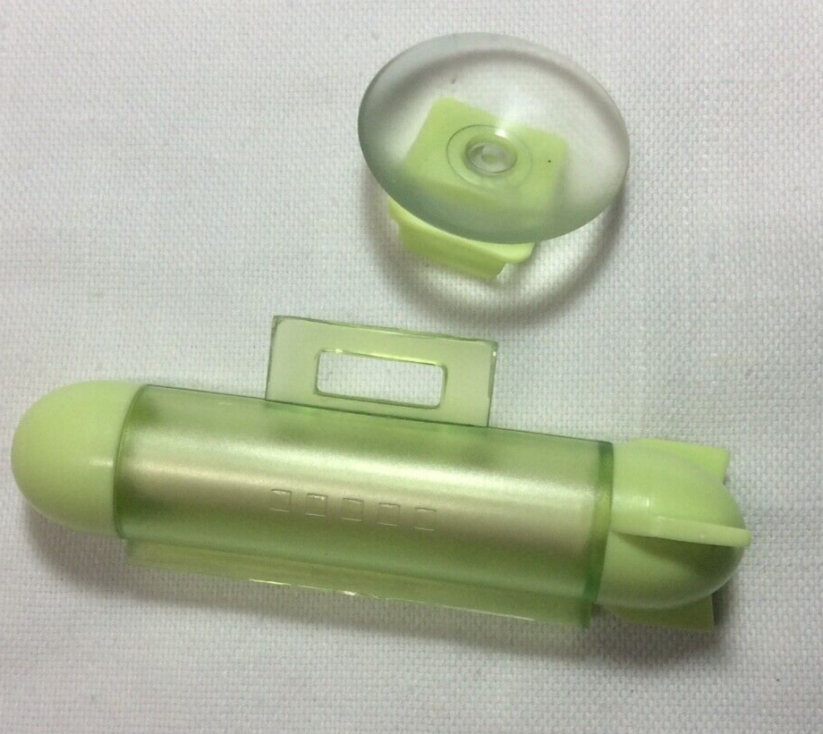 Toothpaste Squeezer with Space Saving Suction Hanger