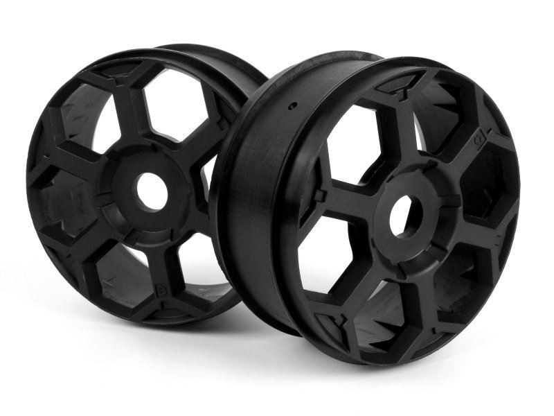 HPI Racing - Hexcode 1/8 Buggy Wheels, Black (2pcs)