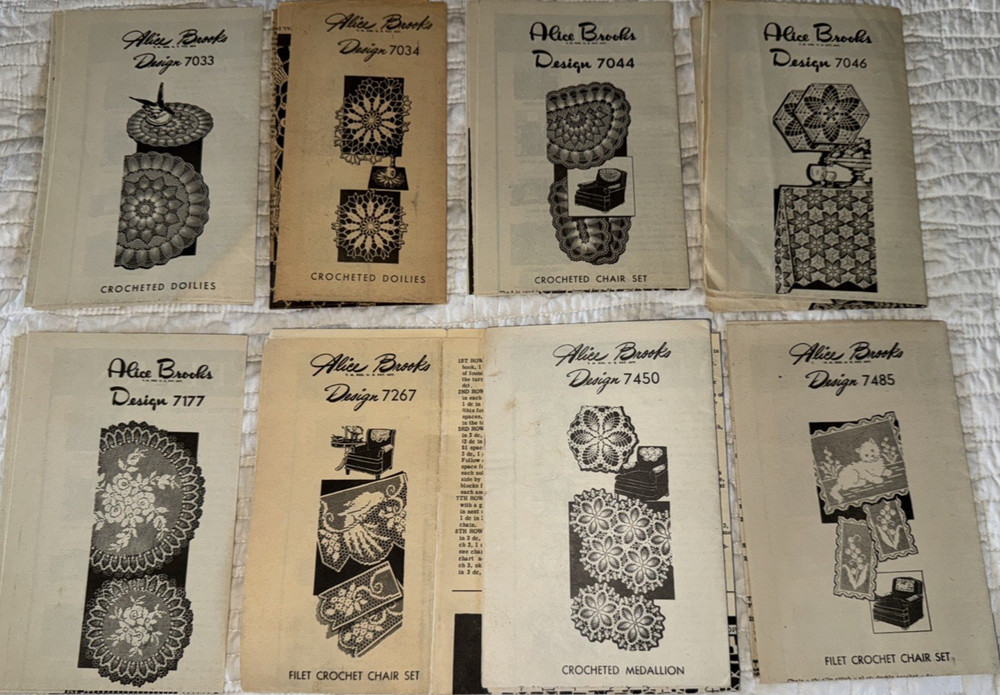 Choice Vintage Original Alice Brooks Crotchet Patterns