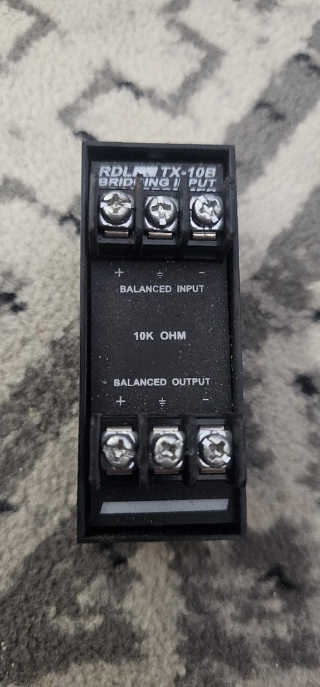 RDL TX-10B Bridging Input Transformer