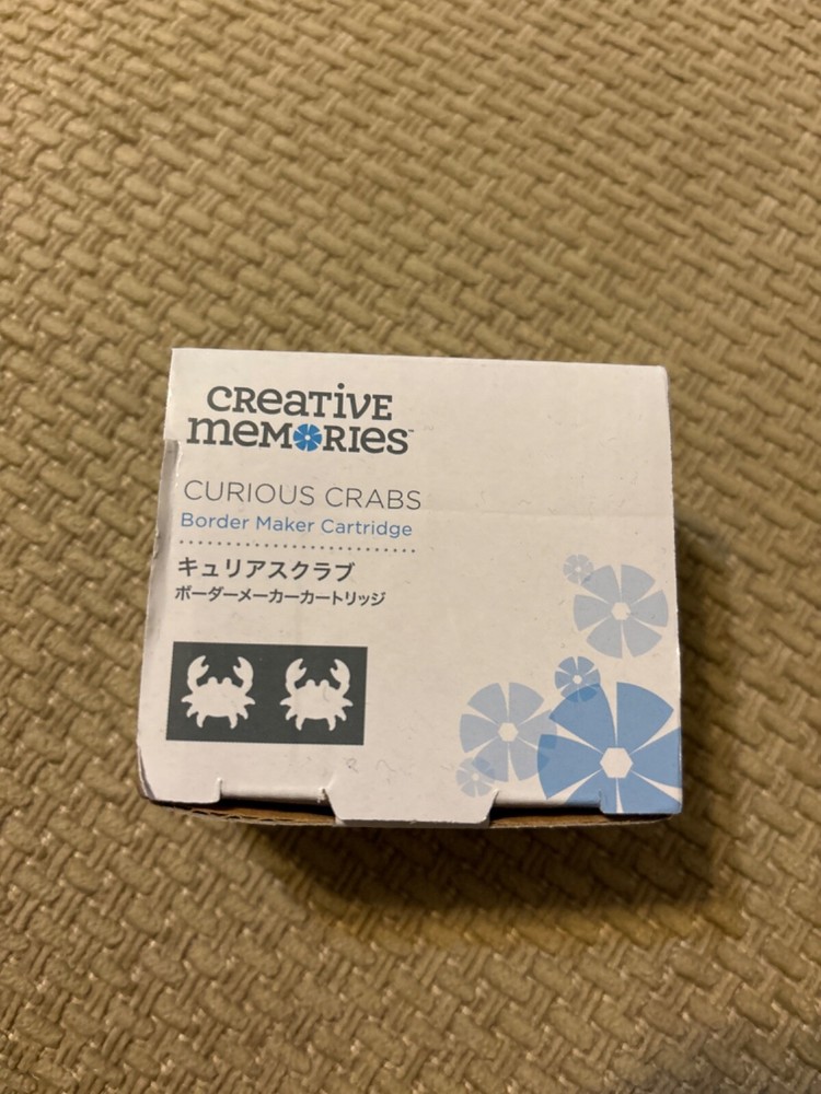 Creative Memories Curious Crabs Border Maker Cartridge for the BMC System - New