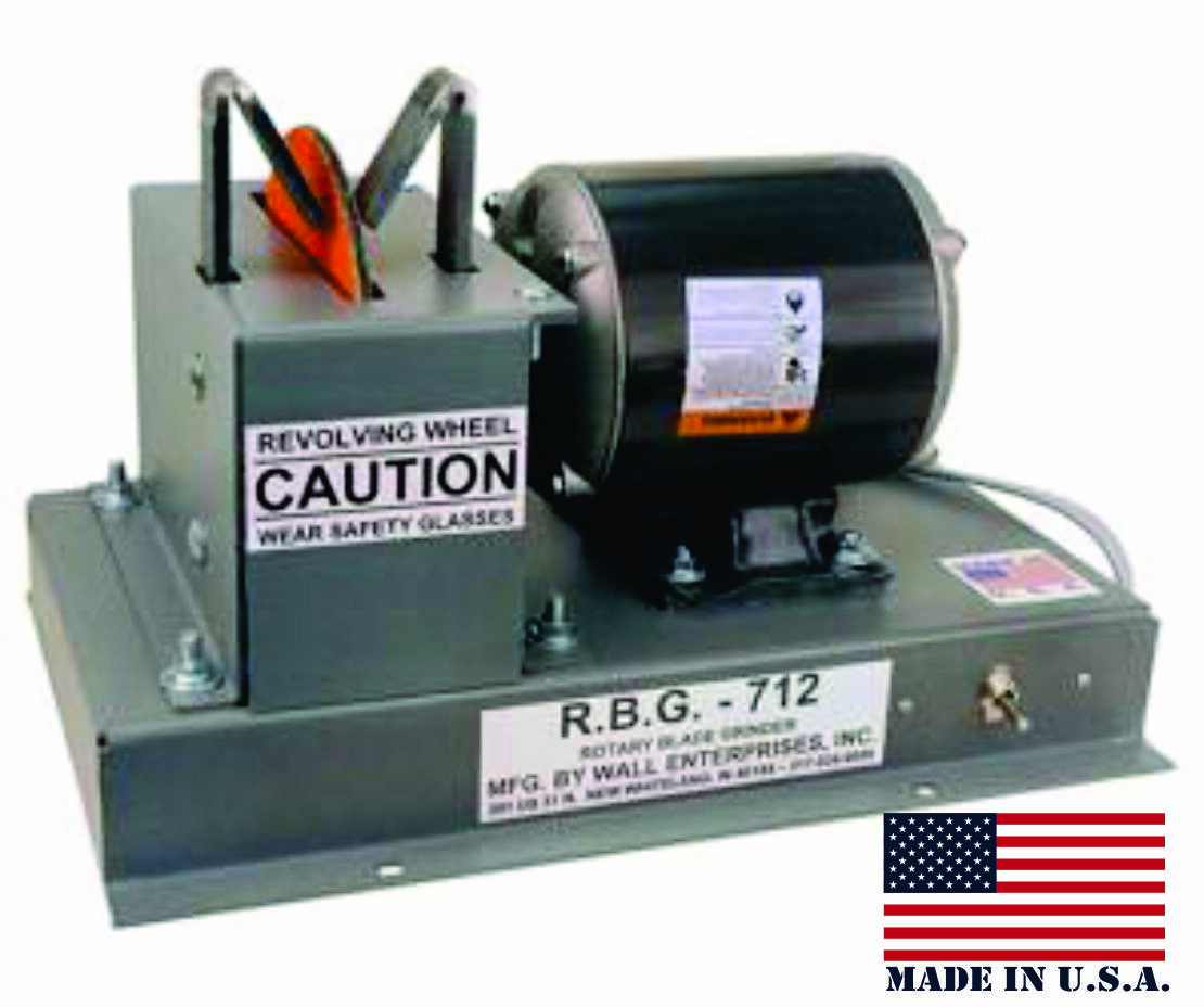 Mower Blade Bench Grinder, Disc Wheel, Blade Sharpener, 7" RBG712, commercial