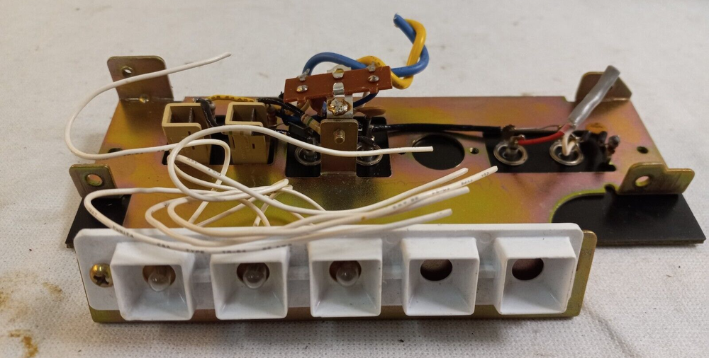 TECHNICS RS-263US DOLBY System INPUT/OUTPUT BACK PANEL w Light Board