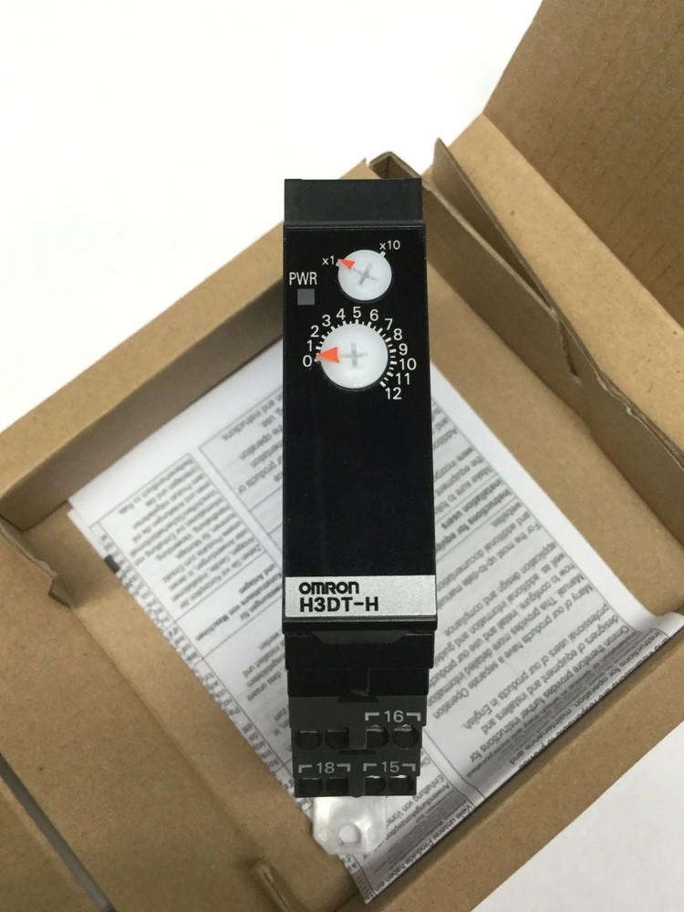Omron H3DT-HCL Solid State Timer Relay OFF-Delay, SPDT 5A, 1-120sec, 100-120VAC