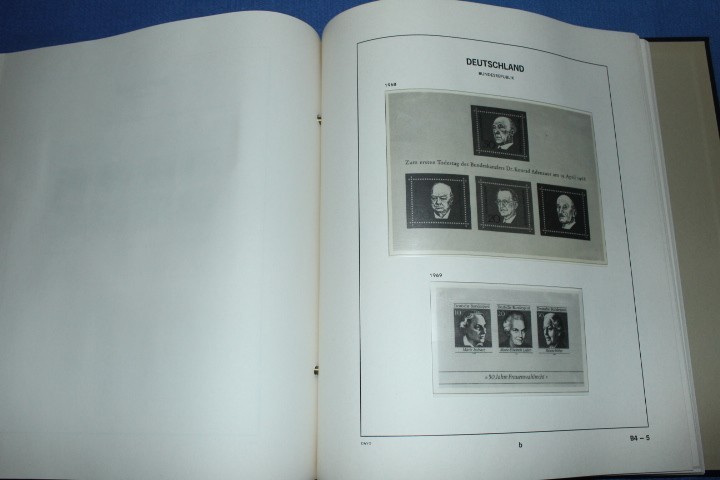 BUND Germany + Berlin DAVO Hingeless binder dustcase BlueLakeStamps Most Useful