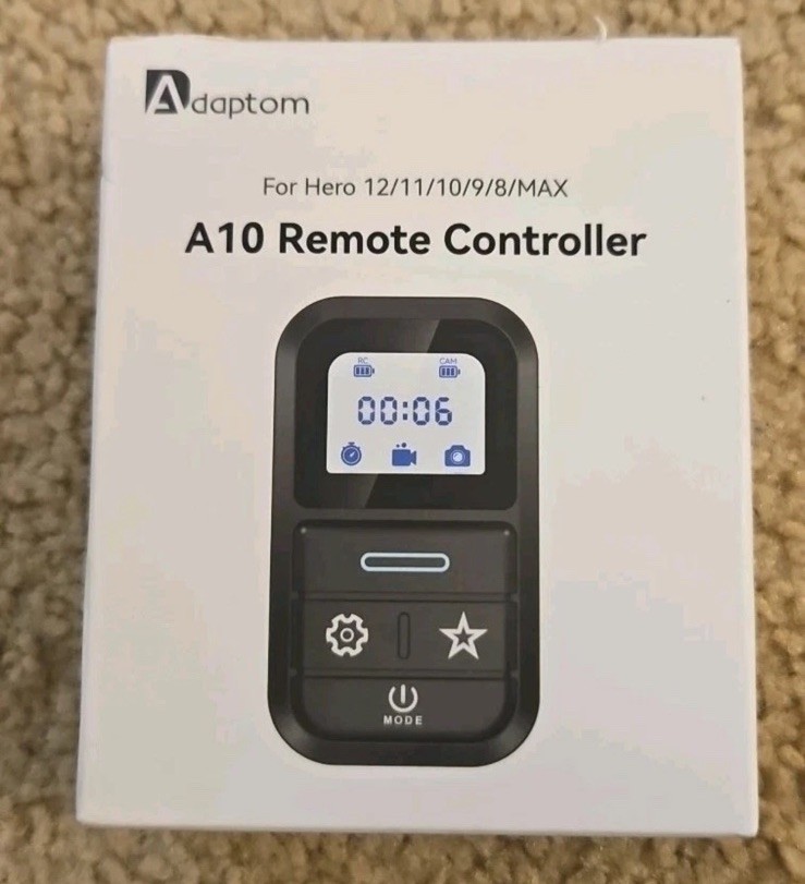 Remote for A10 Smart Wireless Bluetooth Control with Hand Strap for Go Pro Hero