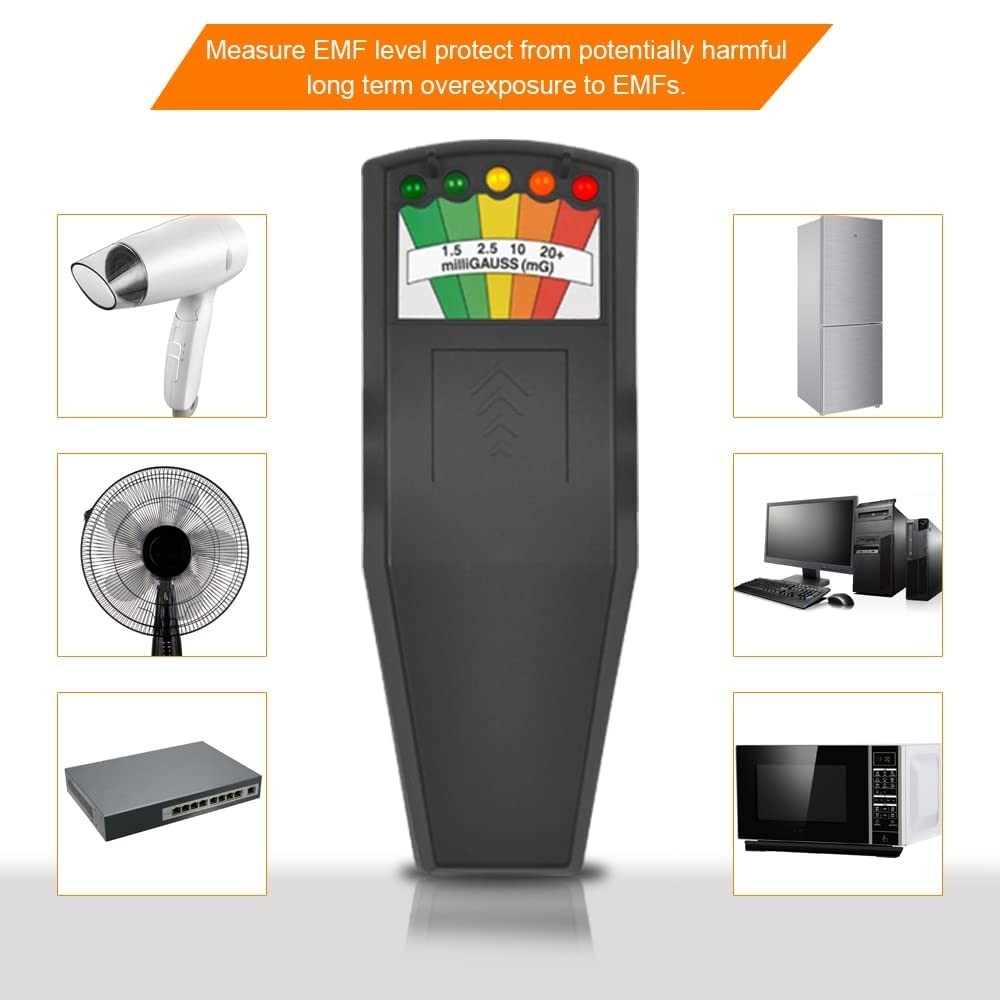 Advanced EMF Meter with High Accuracy & Large Detection Range for Paranormal Use