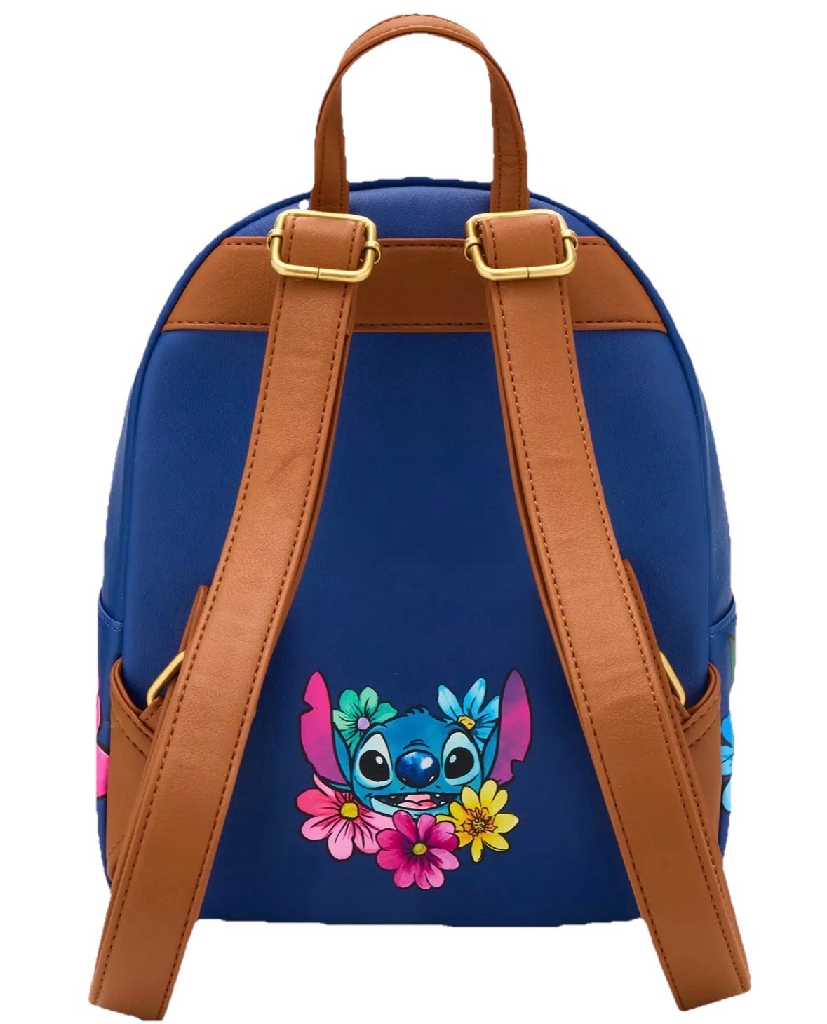 LOUNGEFLY DISNEY STITCH FLORAL MINI BACKPACK NWT