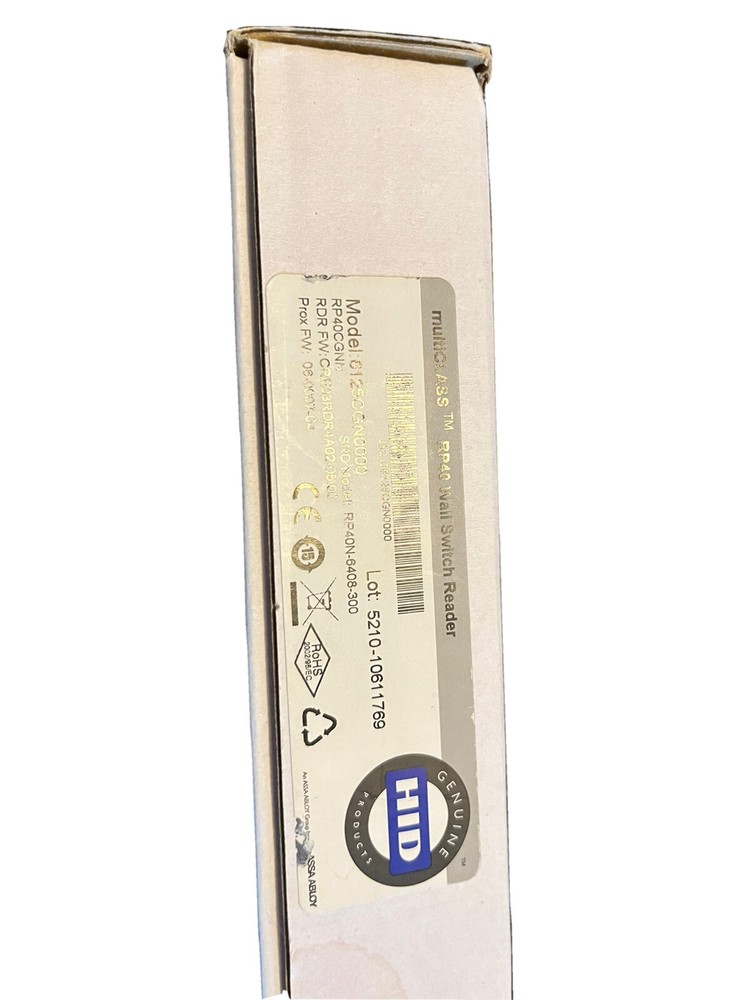 MultiClass RP40 Wall Switch Reader 6125CGN0000 NEW-OPEN BOX