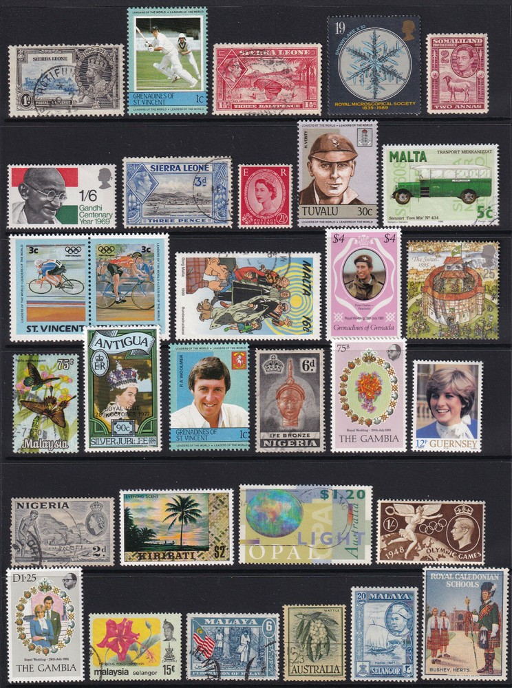 British Commonwealth mounted mint and used selection 59