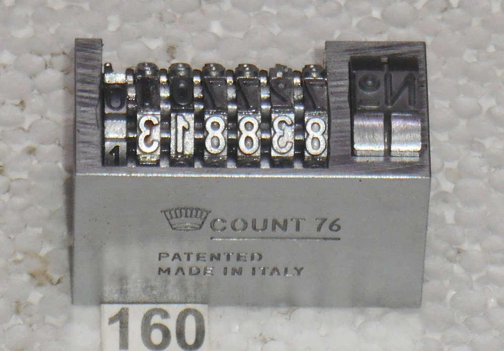 COUNT  SKP 2 | letterpress numbering machine | 160