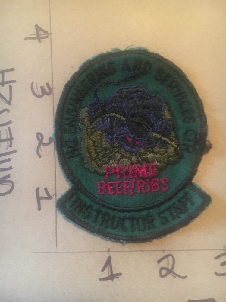 USAF HQ Engineer & Service Ctr Instructor Staff Squadron subdued patch 5/30/25