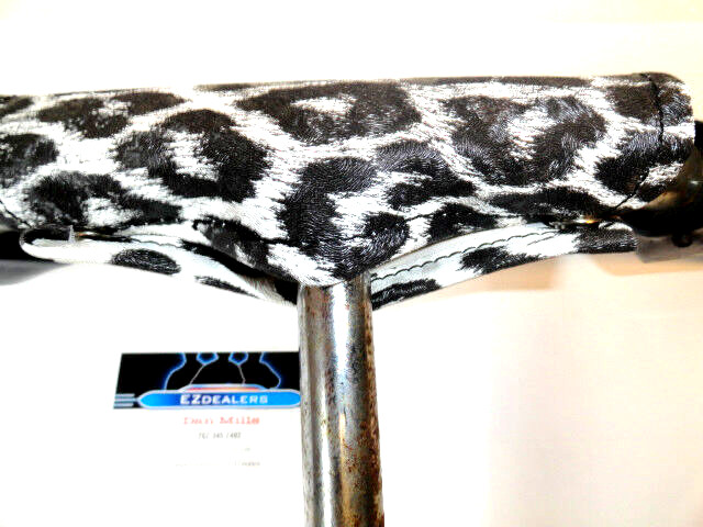 Kitty Cat Snowmobile Handle Bar Pad With The Original Embossing Leopard Pattern