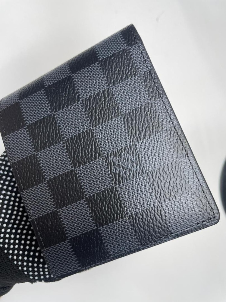Authentic Louis Vuitton Multiple Bifold Wallet Damier Graphite Canvas