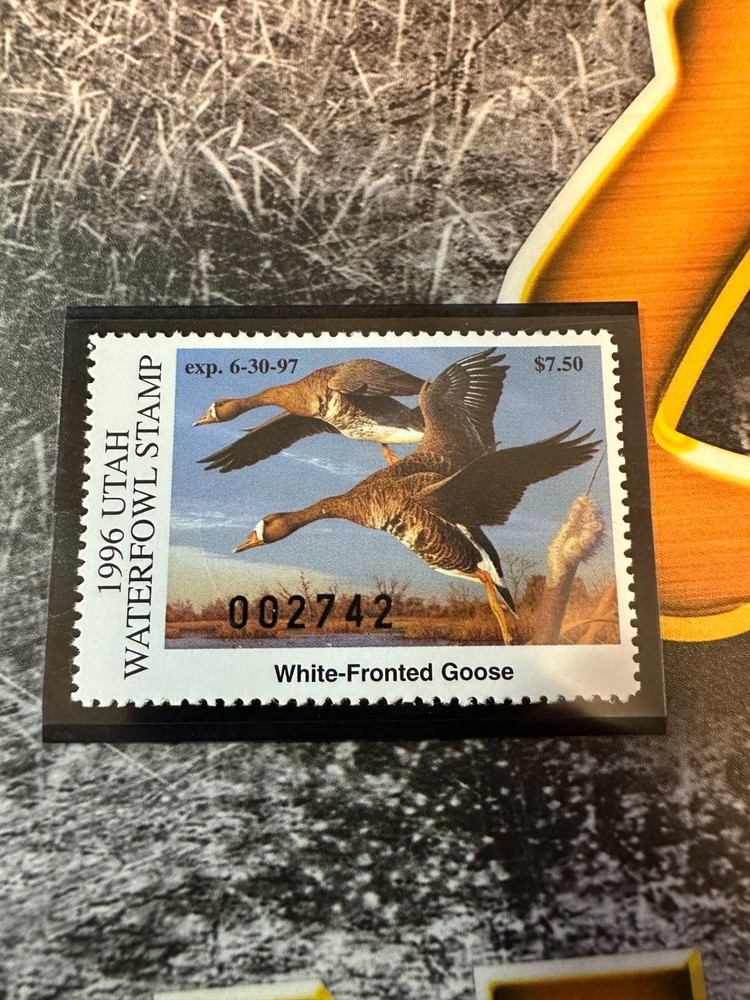 1996 Utah State Duck Stamp,