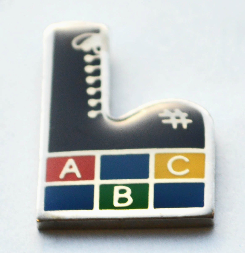 ABC BOOT Enamel Tie/Lapel Pin Badge