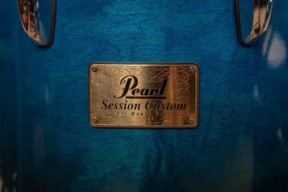 Pearl Session Custom Maple Marine Blue Fade Drum Set