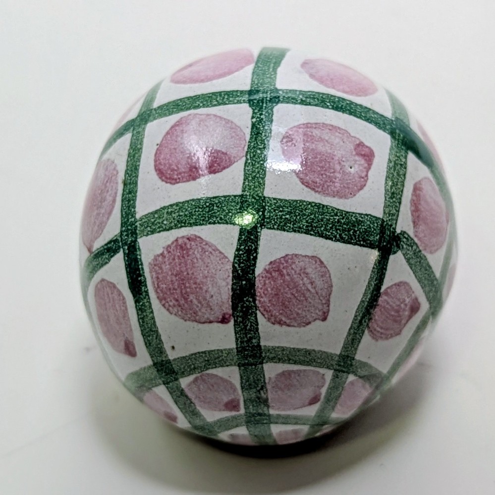 Vintage Mackenzie-Childs Hand Painted Knob/Drawer Pull