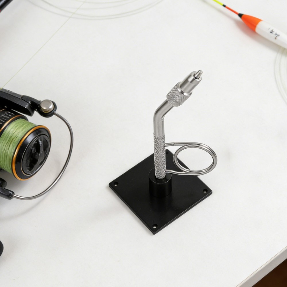 Fishing Hook Tying Platform Tool Clamp Vise with Base Beginner Fly
