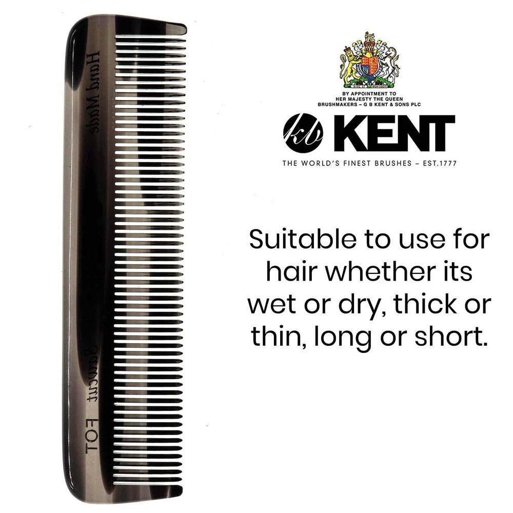 4.5" Handmade Fine Tooth Pocket Comb