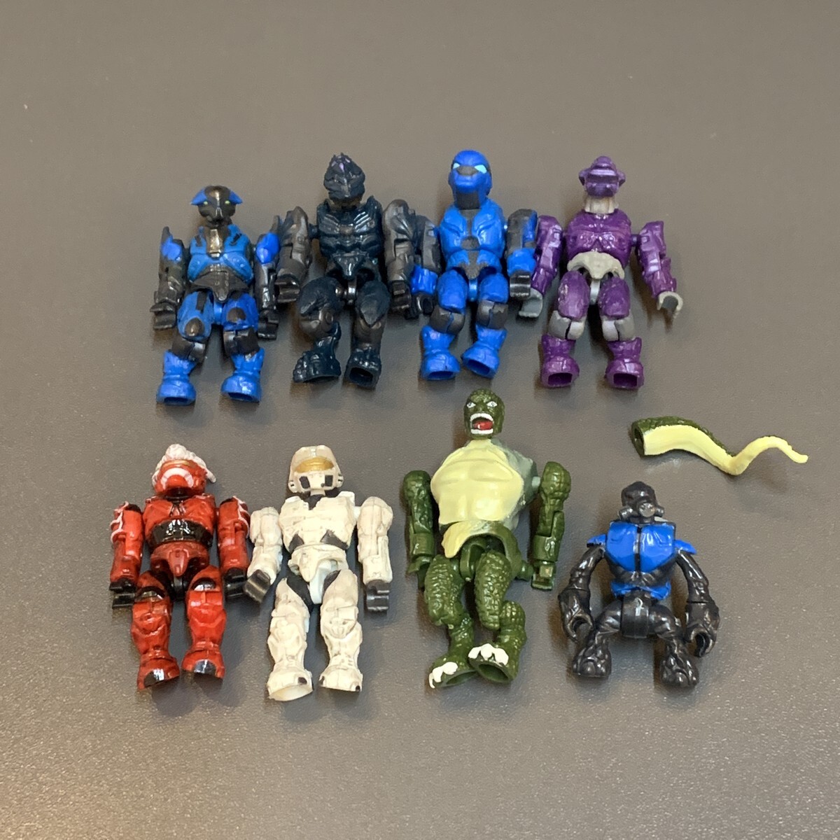 Random 45Pcs (15 Figures +30 Gun) HALO Mega Bloks CONSTRUX Unsc Elite SPARTAN #A