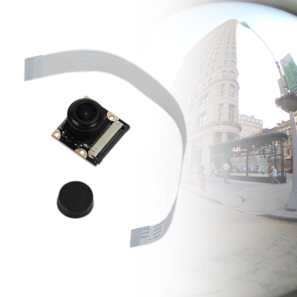 130 Degree Night Vision Wide Angle Rpi Camera Fit For Raspberry Pi 4B/3B UE