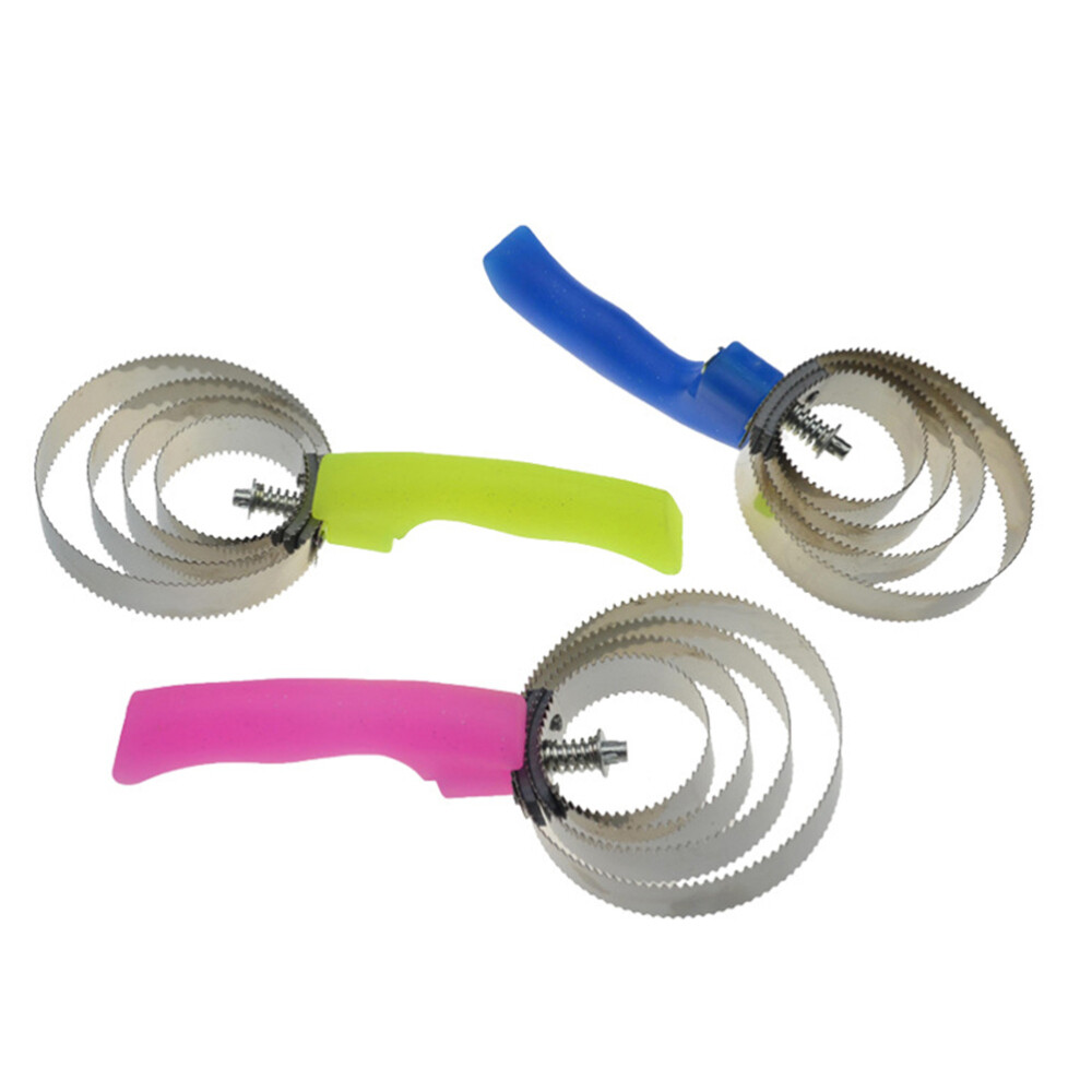 Barn Stable Fourth Ring Stainless Steel Grip Spring Curry Comb Random Color