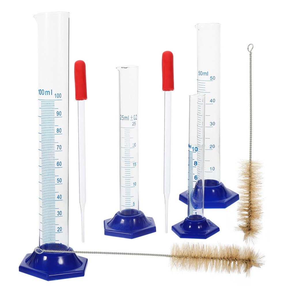 Scientific Experiment Set Laboratory Measuring Cylinder Beaker Cups