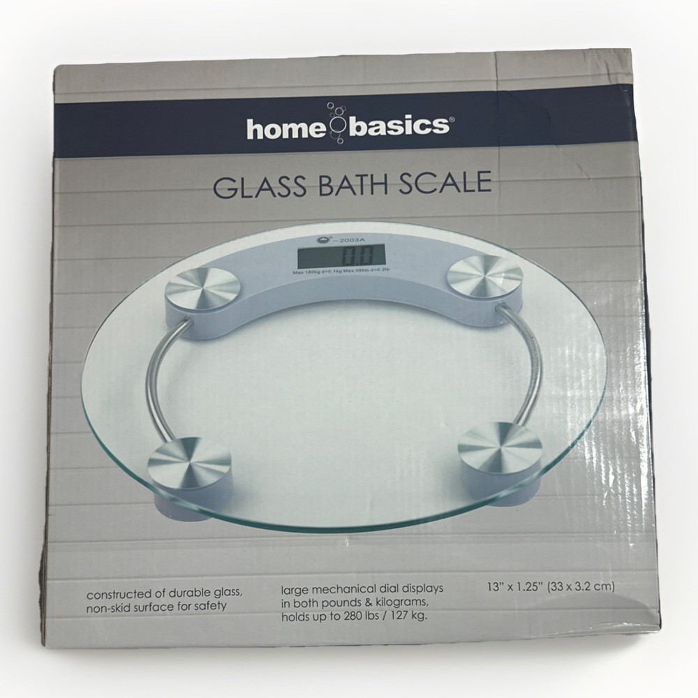 Glass Bath Scale New In Box