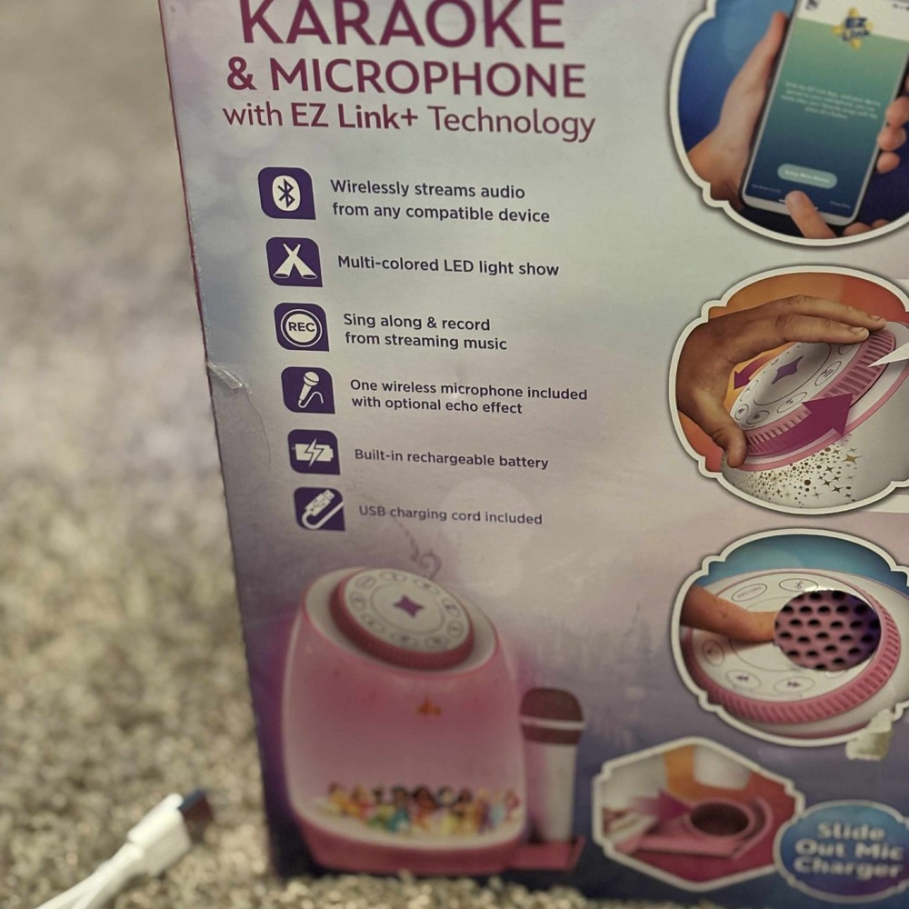 Disney Princess EZ Link plus Bluetooth Karaoke *MISSING WIRELESS MICROPHONE*