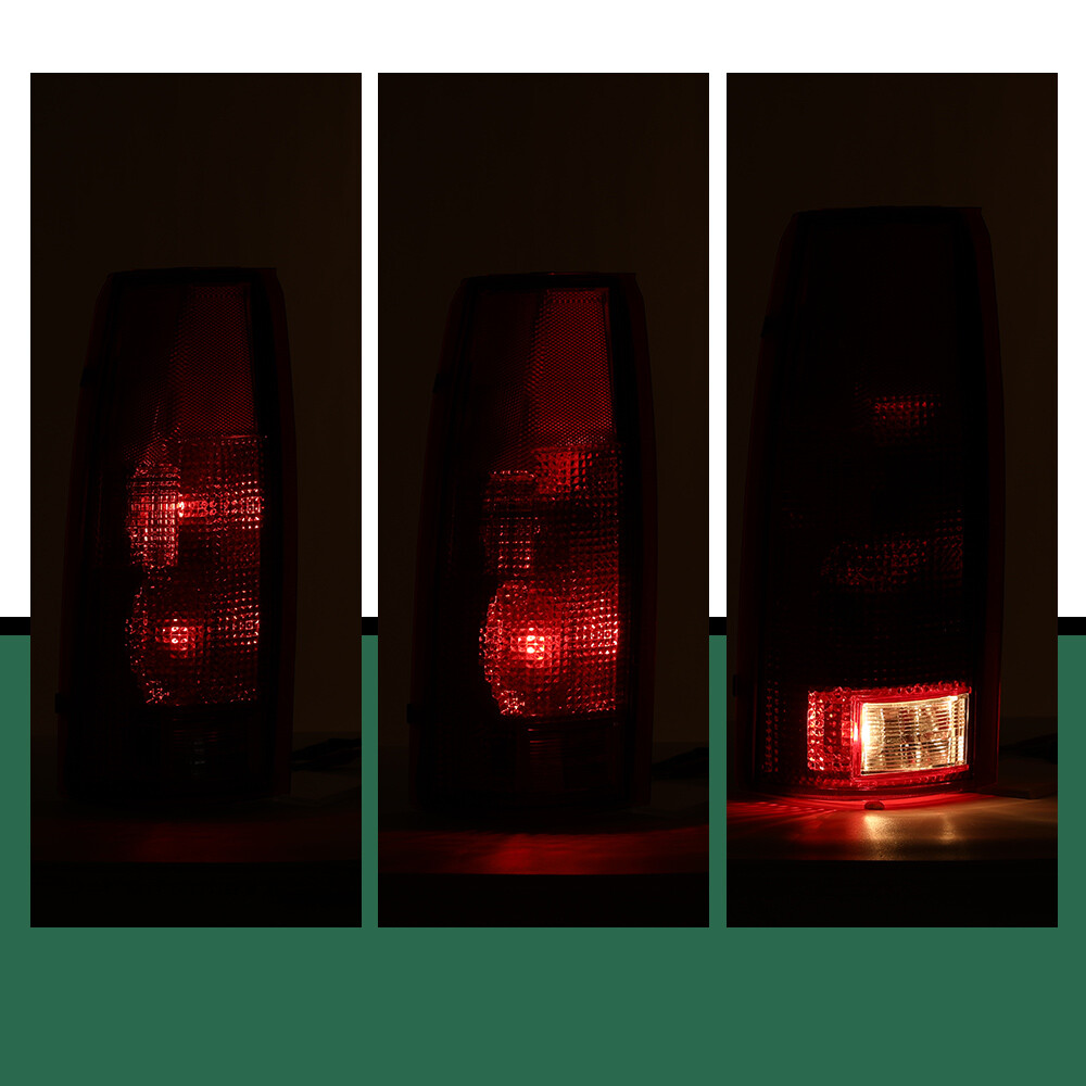 Fit For 88-99 Chevy Silverado GMC Sierra C/K Tail Lights Brake Lamps w/ Bulbs