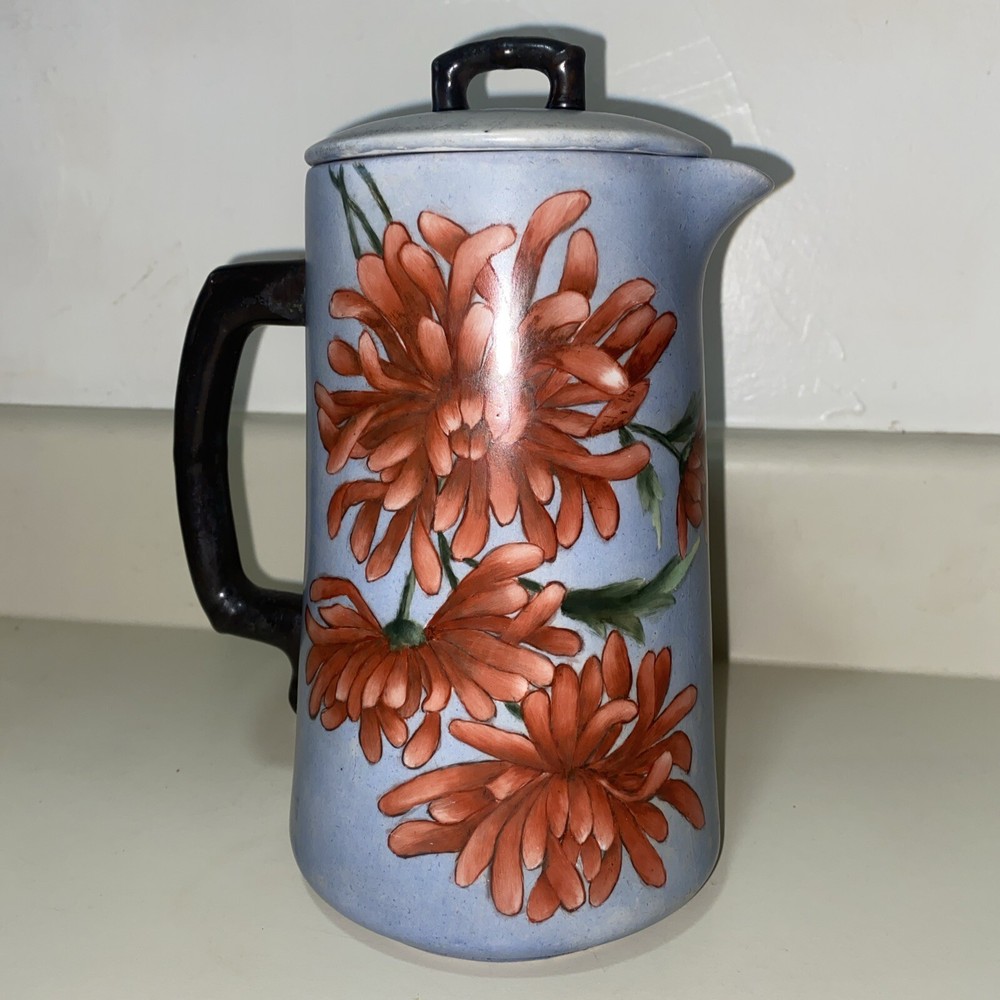 Vintage Hand Painted Coffee Pot