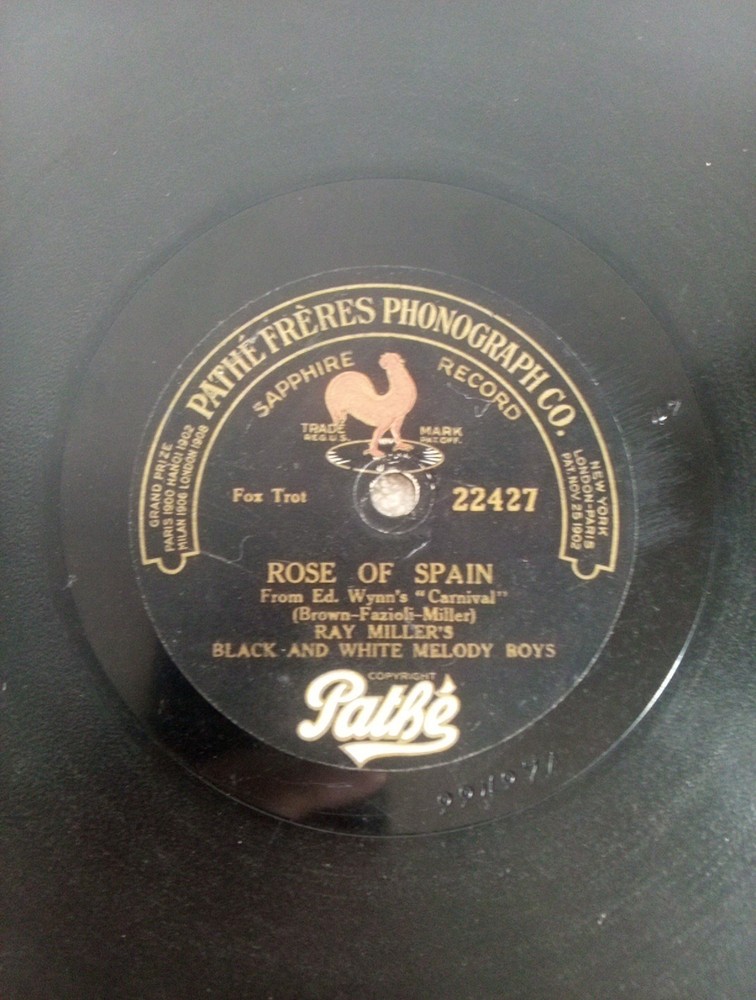 Antique Pathe Phonograph Record