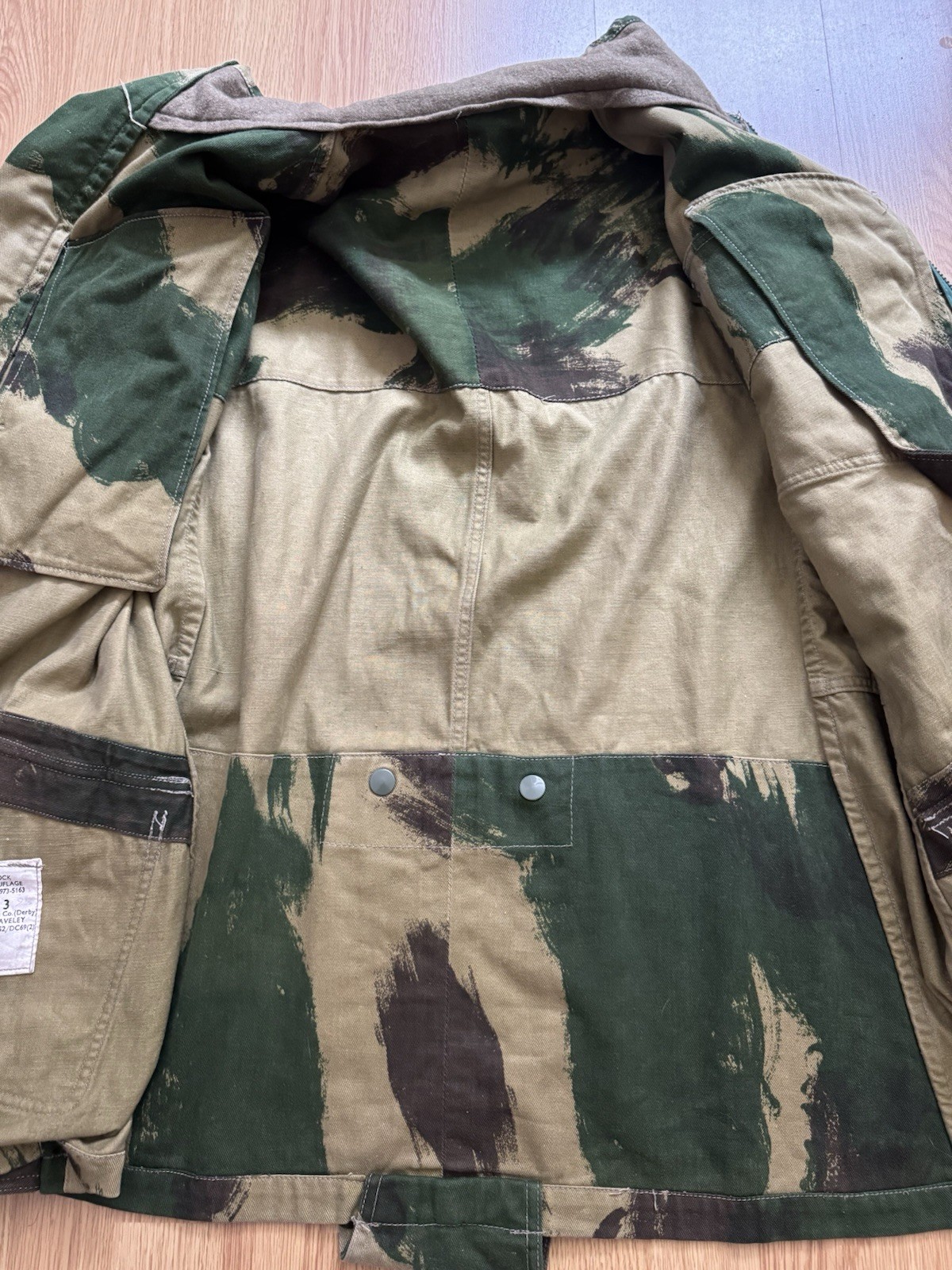 Genuine 1959 Pattern Denison Smock Major Rank & Wings Airborne Parachute