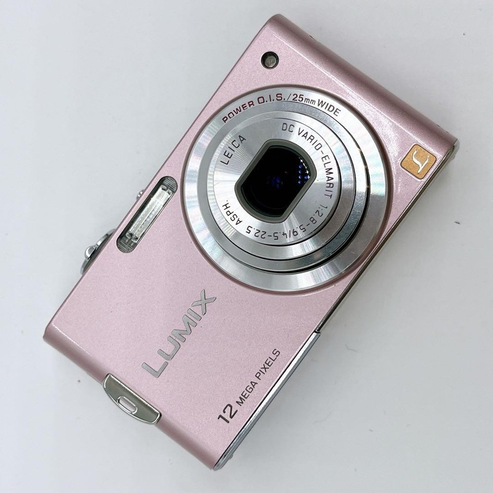 Panasonic LUMIX DMC-FX60 Pink Compact Digital Camera Tested Great Condition