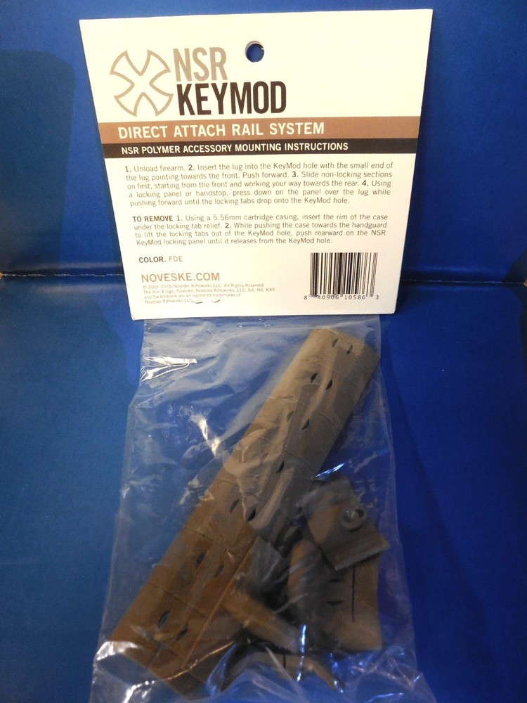 NOVESKE NSR Polymer Accessory Pack Keymod Panel Set- FDE