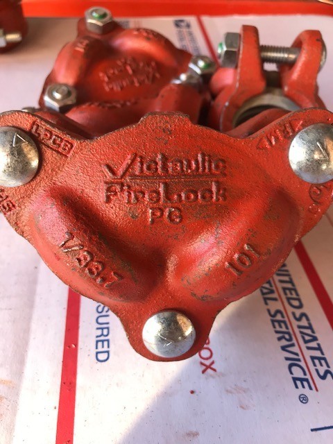 1-pc Victaulic FireLock PG 1 Pipe Coupling 101 Grooved Mechanical Fitting Heavy