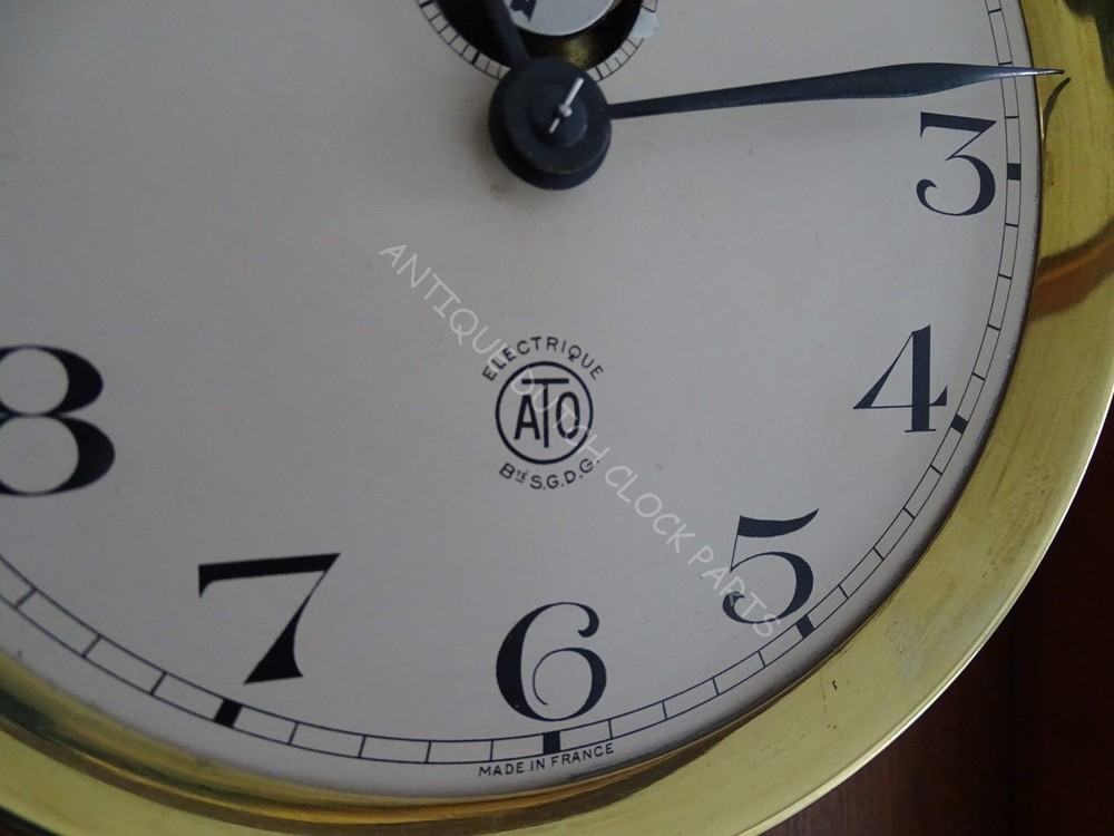EXCEPTIONAL ART DECO ATO ELECTRIC WALL CLOCK