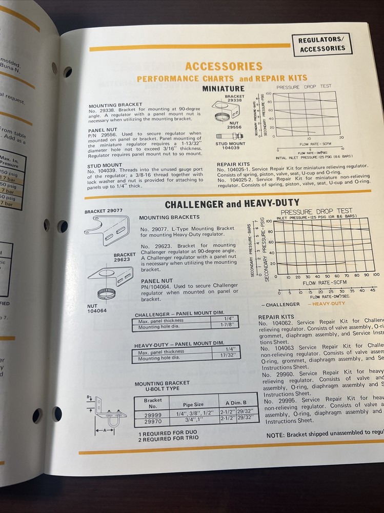 1980 ARO Air Systems Components Vtg Catalog. Excellent Shape
