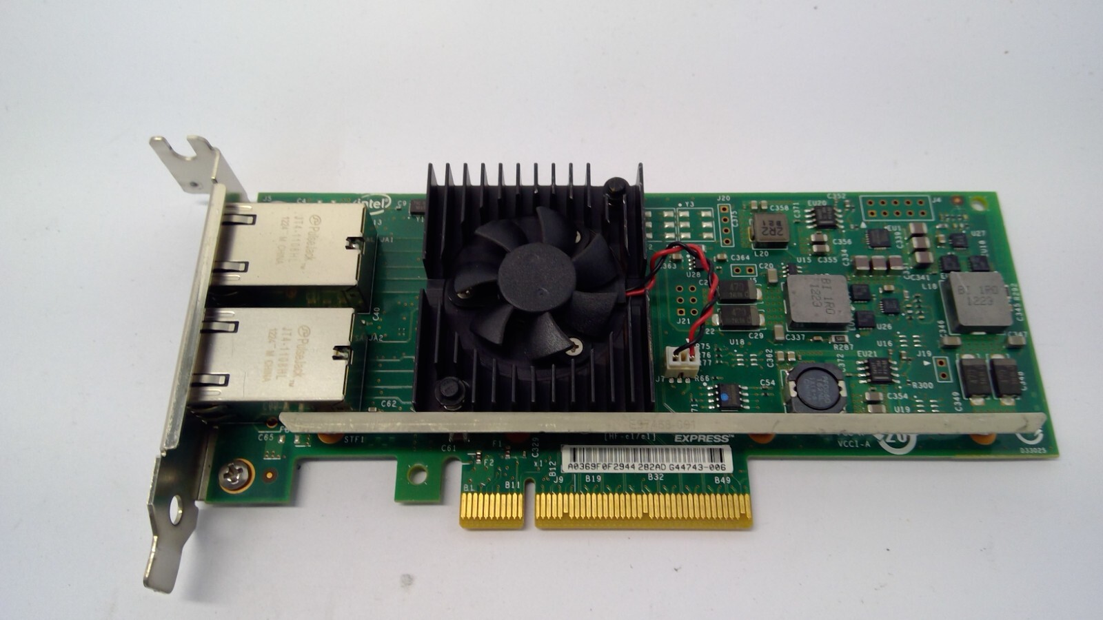 INTEL DELL X540-T2 CONVERGED Dual Port 10Gb Ethernet Network ADAPTER 3DFV8 Low