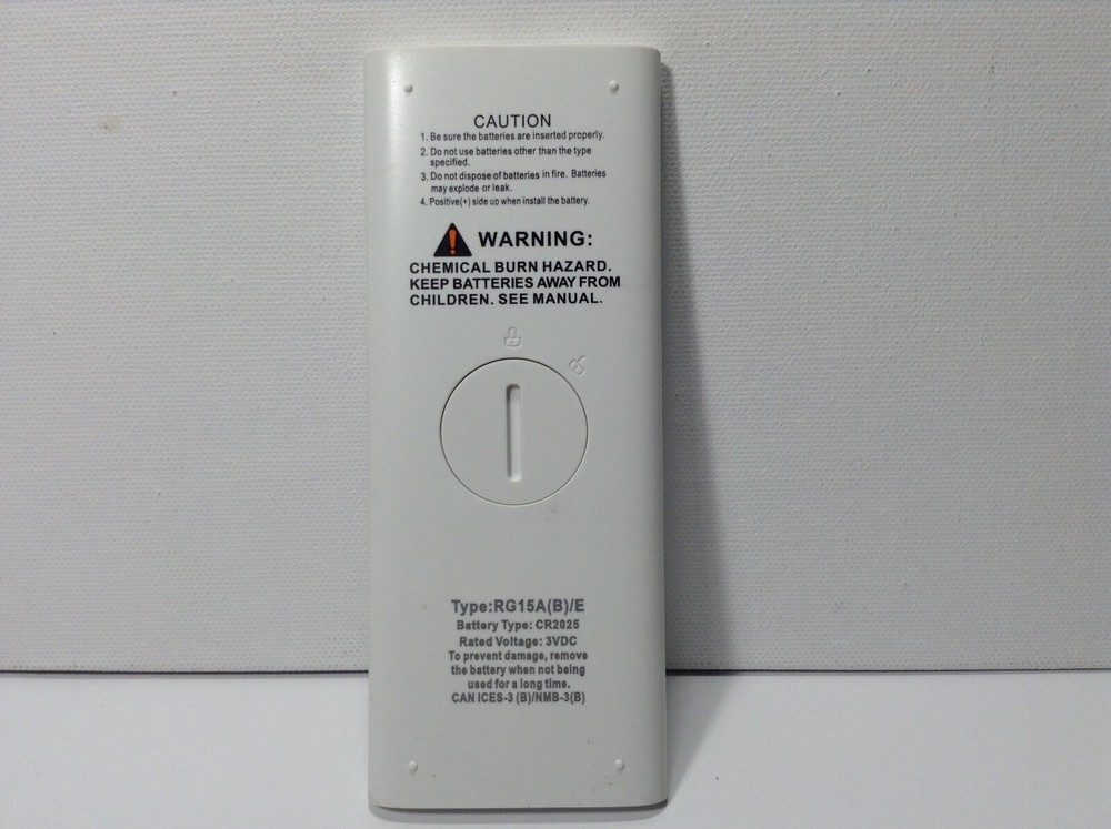 Genuine Montgomery Ward Air Conditioner Remote Control. #RG15A(B)/E