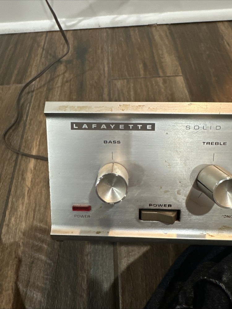 Lafayette Amplifier LA-224T , Lights Up, untested!