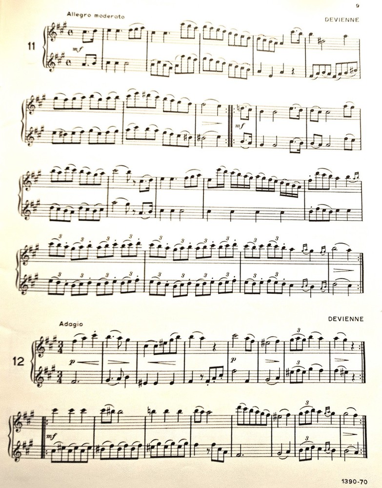 Selected Duets for Flute Volume 1 - Easy to Medium Level, Used