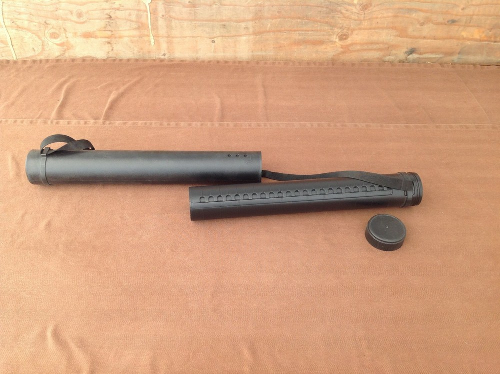 Rumold Black Plastic Expandable Telescoping Poster/Document Storage Tube