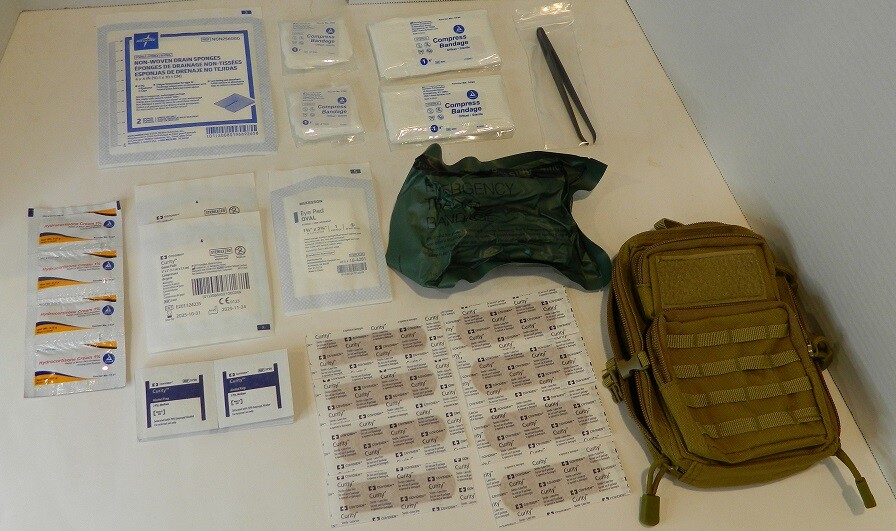 Compact Tactical First Aid Bag Tactical Molle Pouch with 3 Pockets