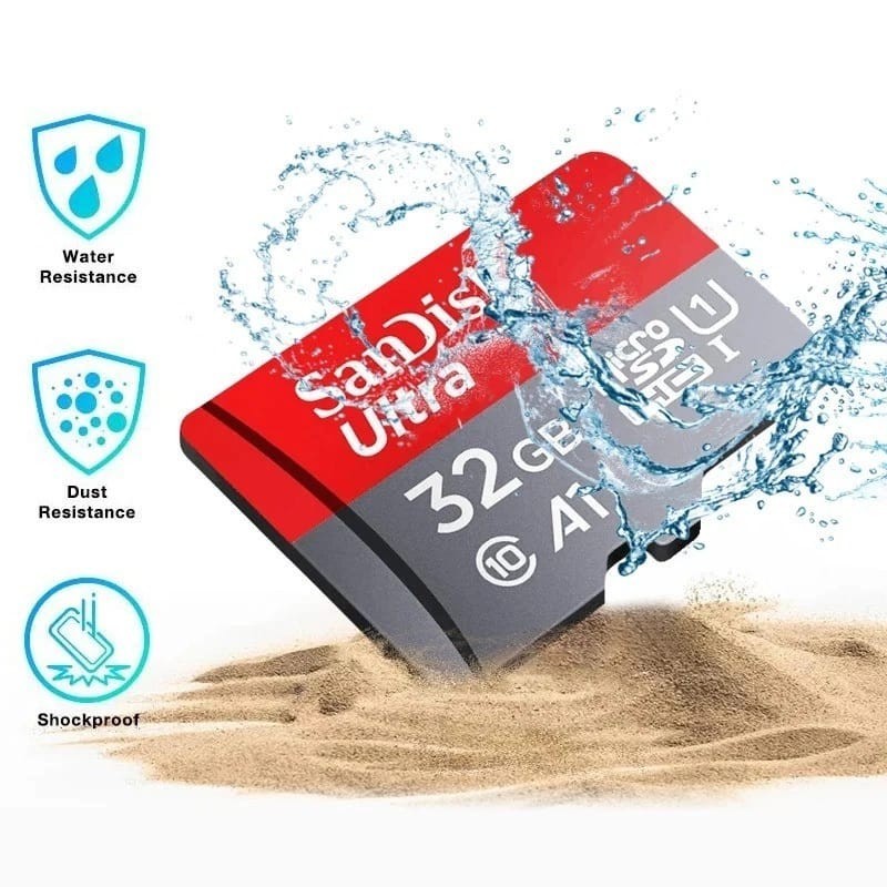 SanDisk Ultra microSD Memory Card U1 A1 Class 10 32GB