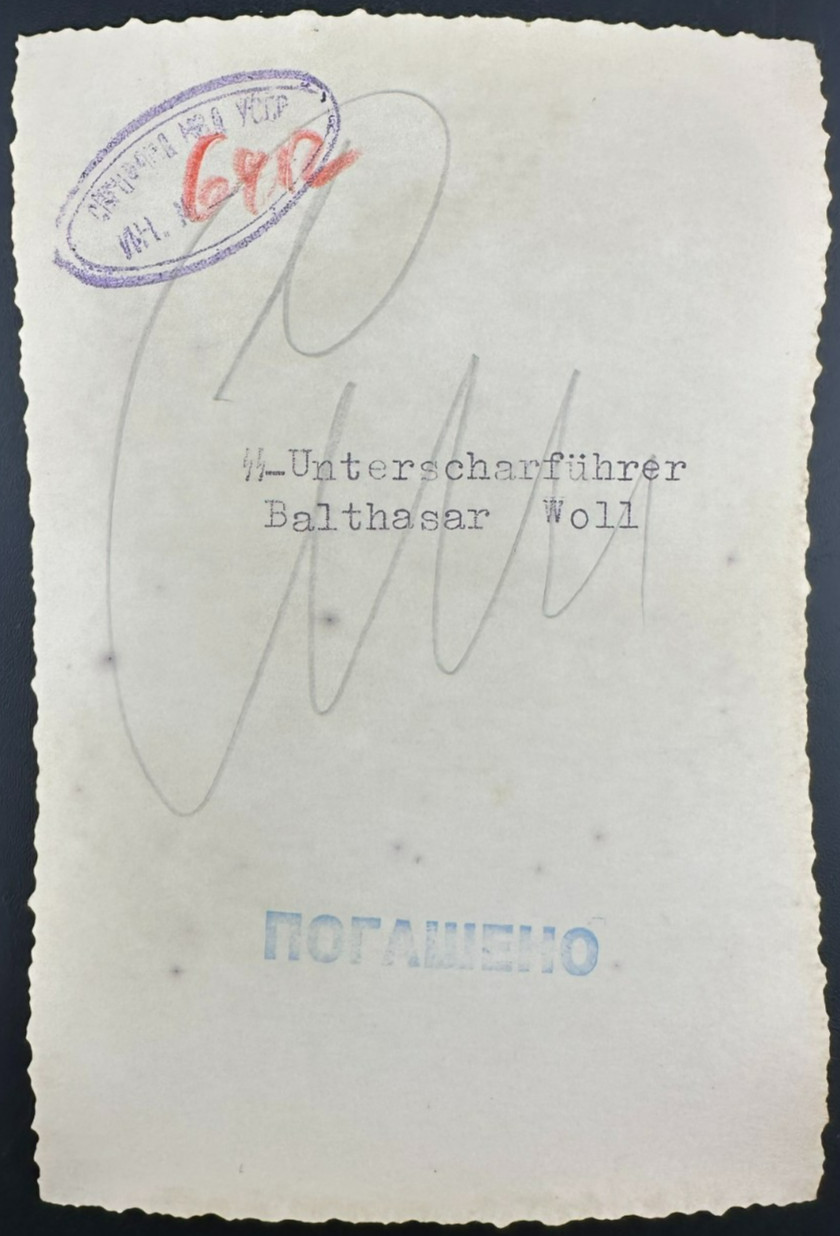 1944's WWII Commander of Tank Troops (info on back) - Vintage Archive Photo