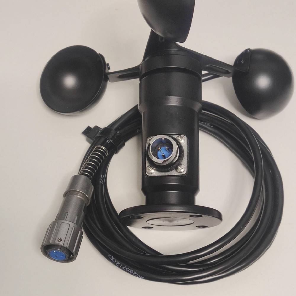 Three Cup Anemometer Current 4-20mA output Aluminium Alloyed Wind Speed Sensor