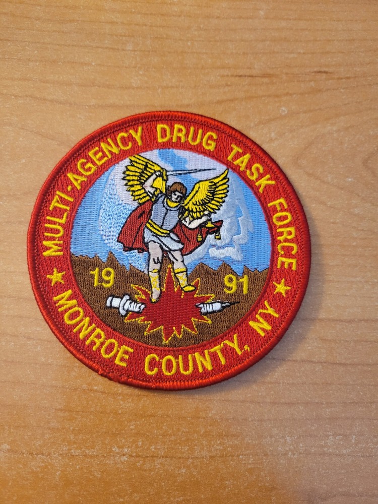 Monroe County NY Multi Agency Drug Task Force (1991) Patch