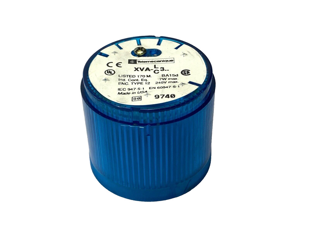 Telemecanique XVA-LC3 Blue Stack Light 240V